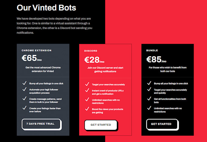 Discord vinted bot bauen, vinted scraping bot, vinted monitor bot ...