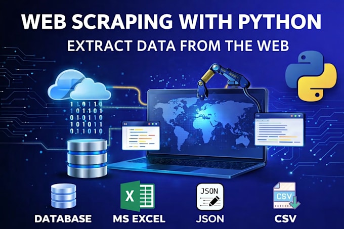 scrape websites and deliver clean, structured data