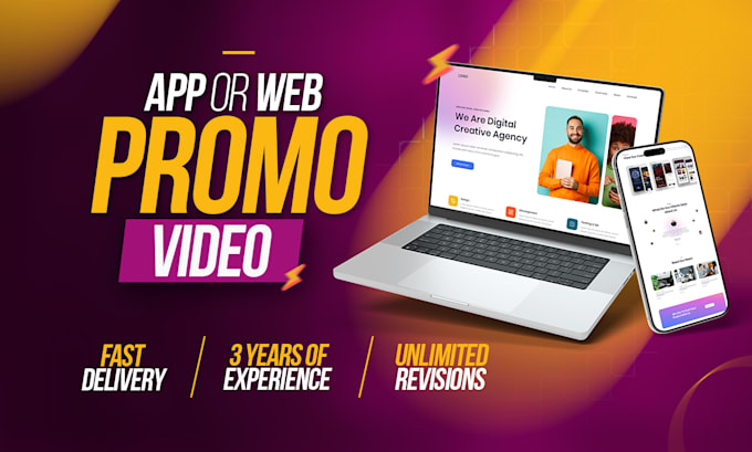 Create app promo, saas product promo video, website demo explainer ...