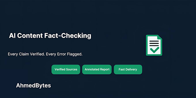 fact check your ai generated content for accuracy