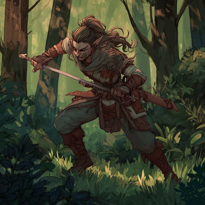 design dnd characters with detailed backstories