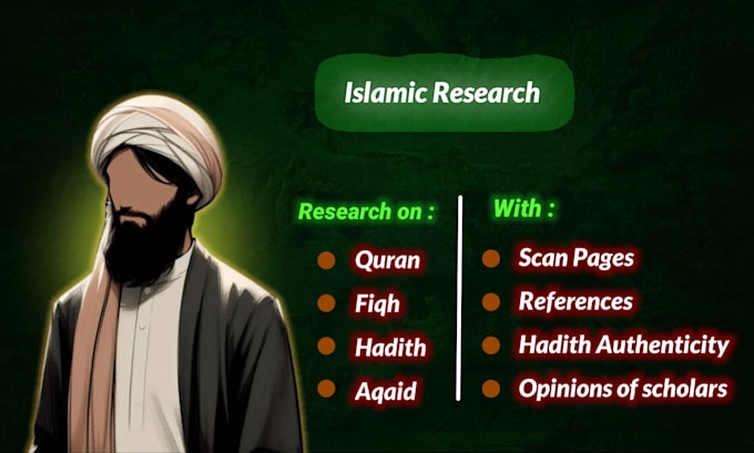 write islamic research articles, content and blogs with quran hadith references