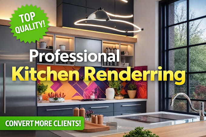 design and render your kitchens in 3d