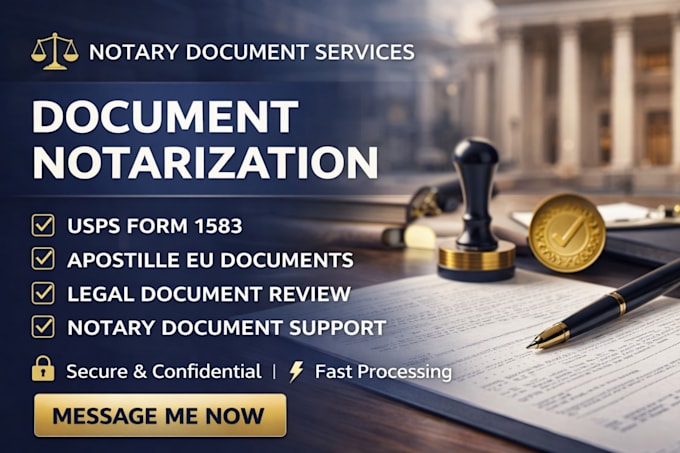 notarize your documents, usps 1583 form, apostile eu, legal document, US notary