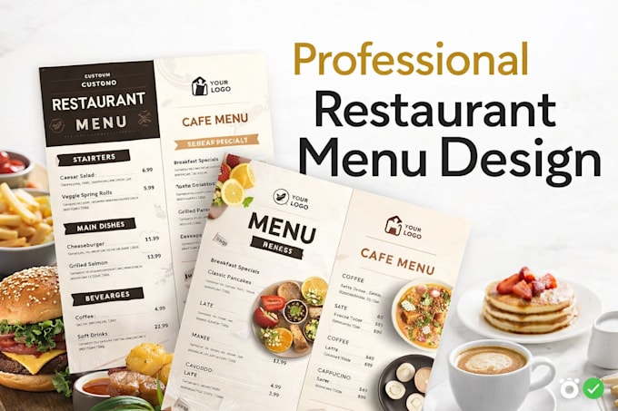 do premium modern restaurant menu and poster
