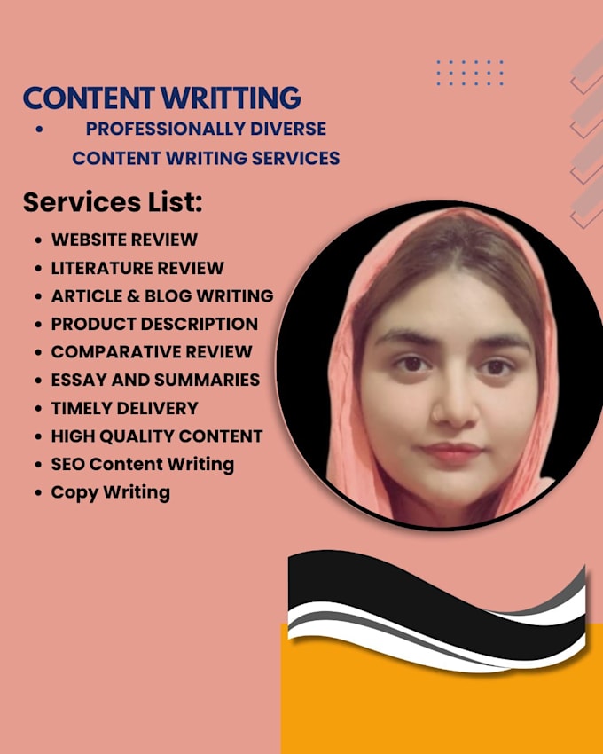 be SEO website content writer or web content writer