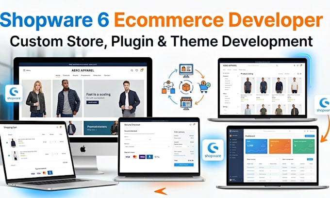 develop shopware 6 store, custom plugin, theme, migration and bug fixing, update