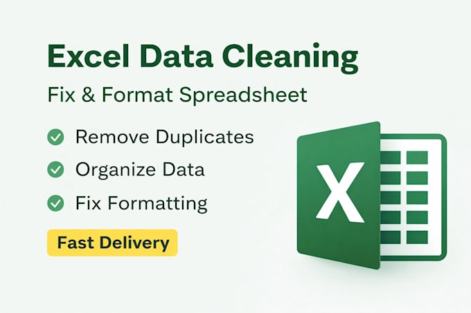 clean organize and format your excel or CSV data