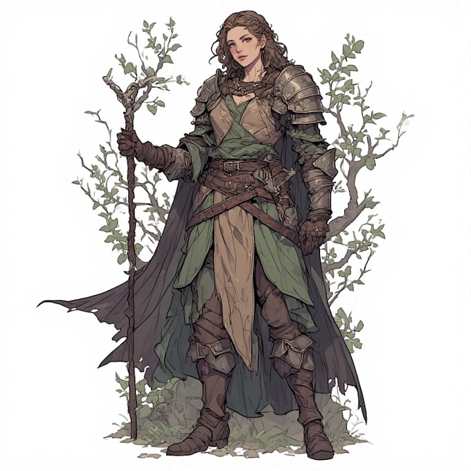 dnd character art and dnd character