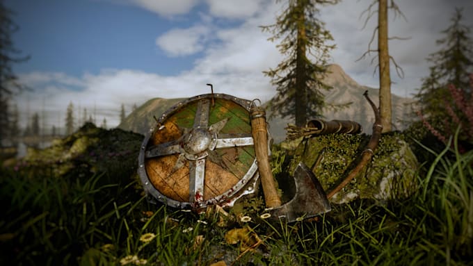 create professional 3d game props for your project