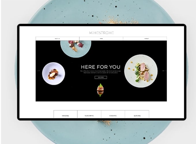 do fine dining website design