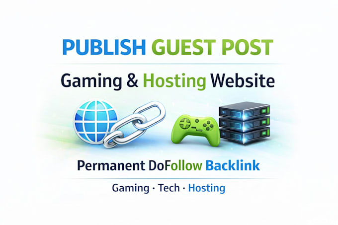 publish guest post on gaming and server hosting website real traffic