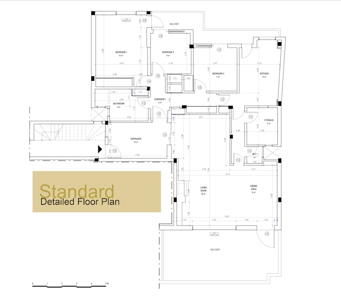 create professional architectural drawings in revit or autocad