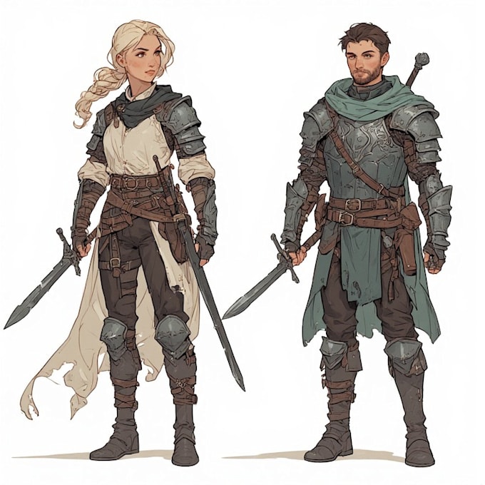 dnd character art and dnd character art