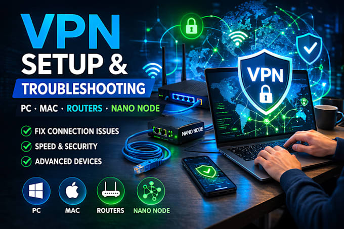 fix VPN connection issues on windows, mac, and routers