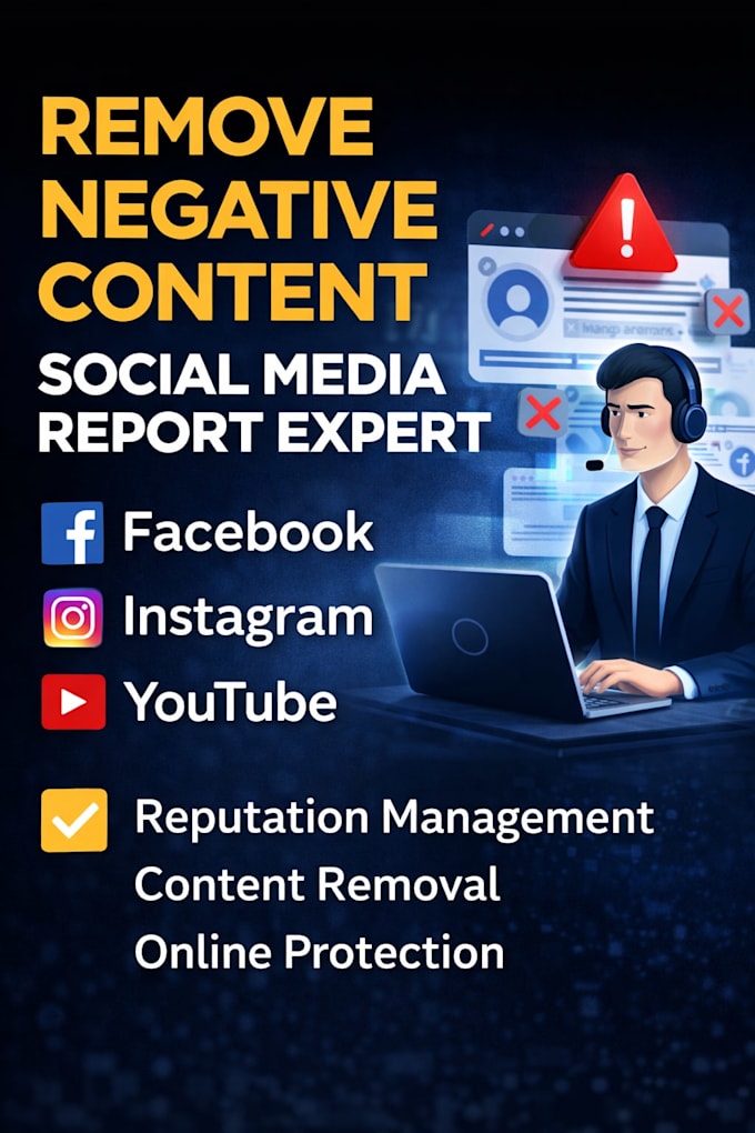 help remove harmful or defamatory content from social media