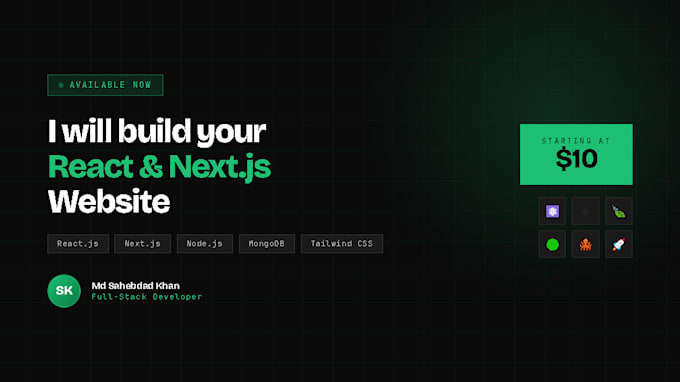 build a responsive website with backend