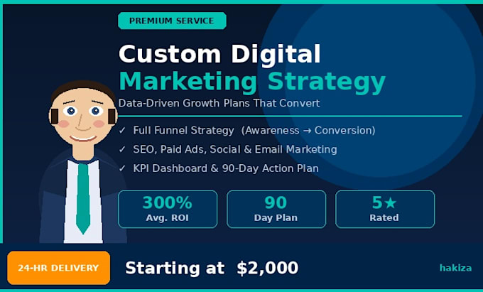 Costruisci una strategia di marketing digitale personalizzata per far ...