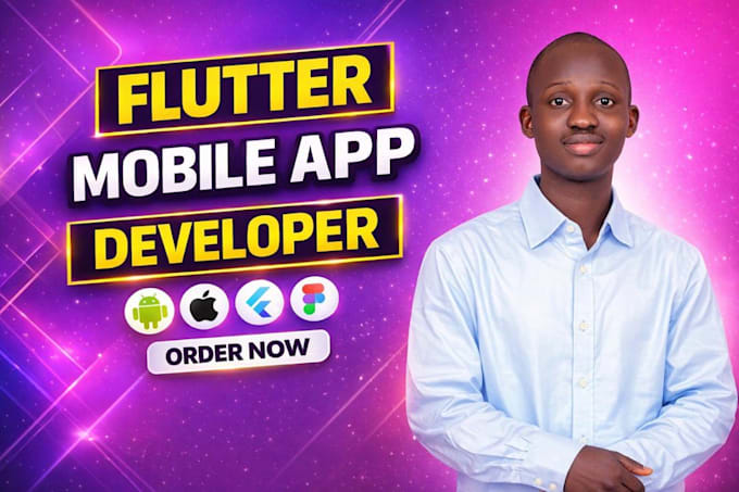 Build your custom android and ios apps with flutter by Adedoyin95 | Fiverr