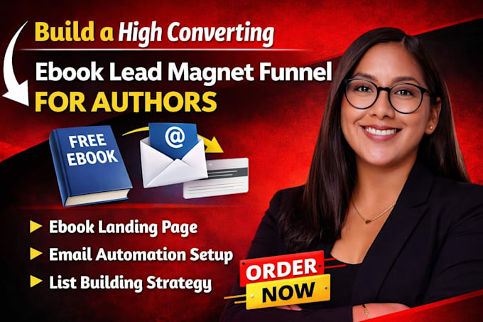 build a high converting ebook lead magnet funnel for authors