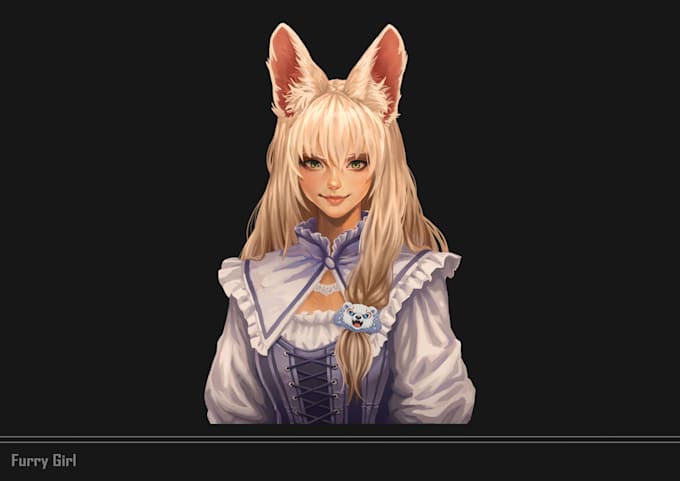 draw your oc, dnd or fantasy character in a semi realistic style