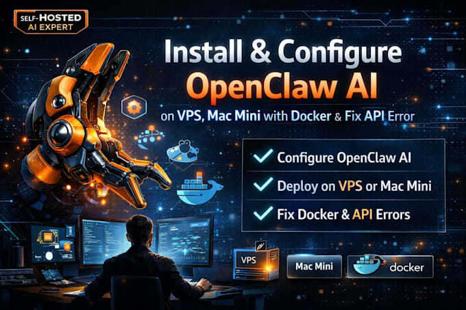 Installer et configurer openclaw ai sur vps mac mini avec docker et ...