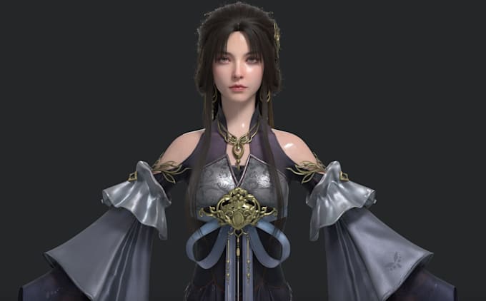 Pbr 3dnsfw,realistic 3d human,ai image to vrm avatar,ue5,hair physic ...