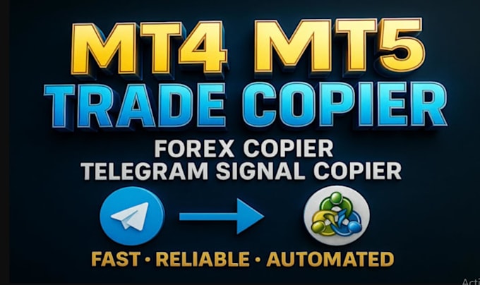 Costruisci bot di copy trading, copier telegram, trade copier, signal ...