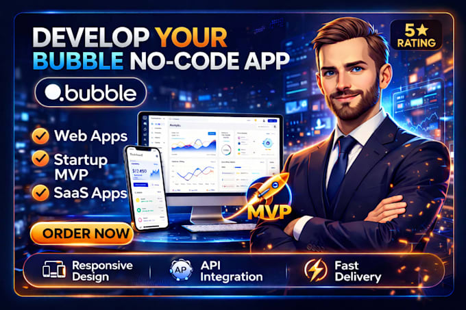 Build a bubble io web app saas or mvp as a bubble developer by ...