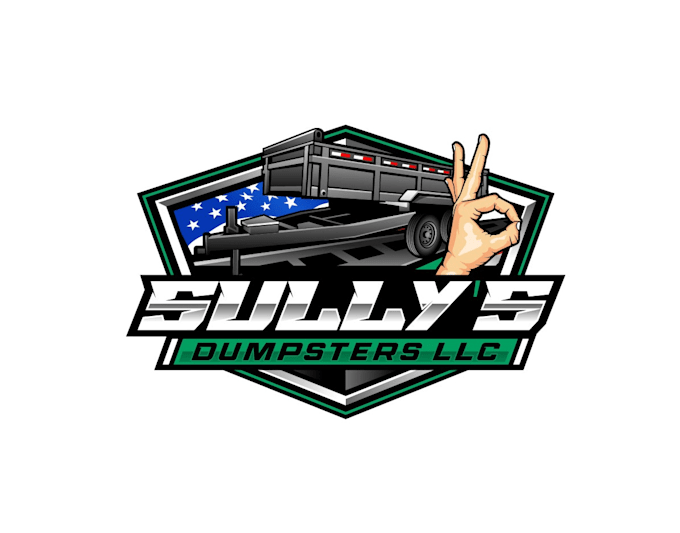 create high quality and beautiful dumpster logo design