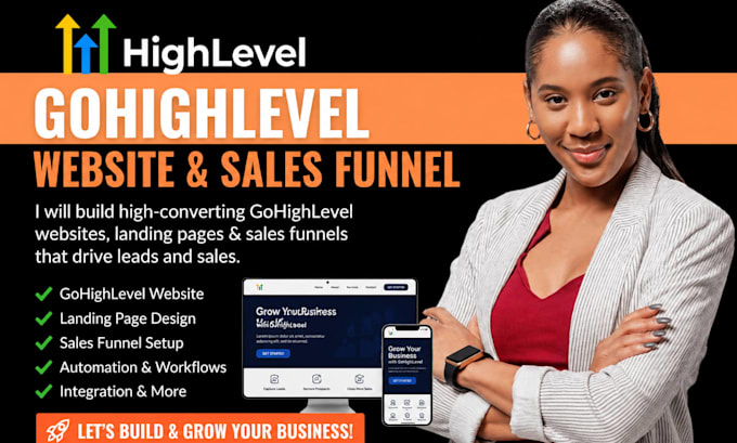 build gohighlevel website gohighlevel landing page go high level sales funnel