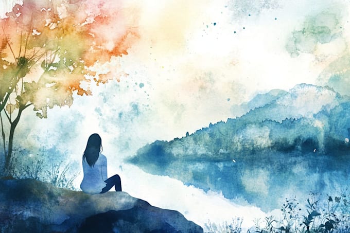 draw a watercolor illustration