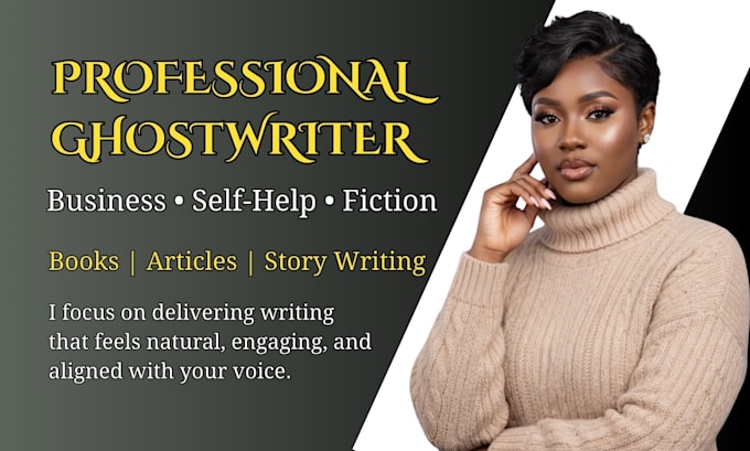 ghost write a non fiction book chapter