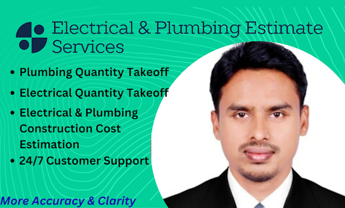 do electrical and plumbing quantity and cost estimate