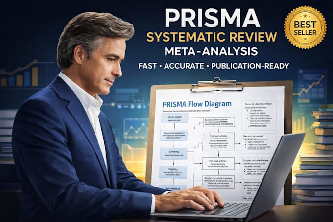 conduct prisma systematic review and meta analysis for publication