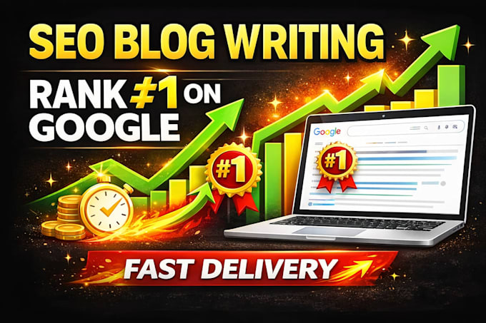 write SEO blog posts and articles for your website