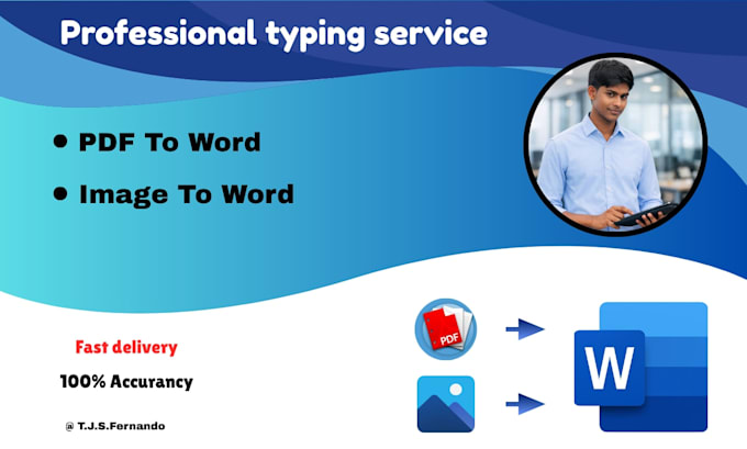 convert PDF or image to word with fast and accurate typing