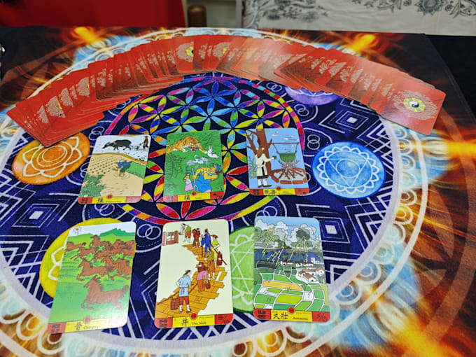 provide I ching tarot divination for one question