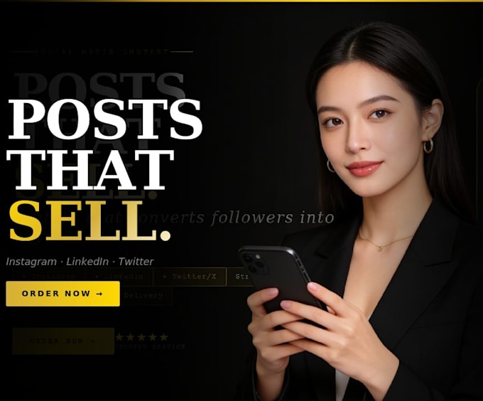 write engaging social media posts for instagram linkedin and twitter