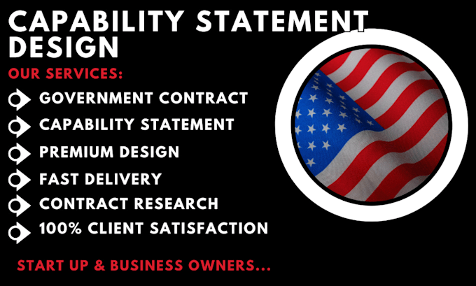 design a capability statement for business in the US