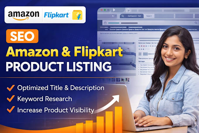 create SEO optimized amazon and flipkart product listing