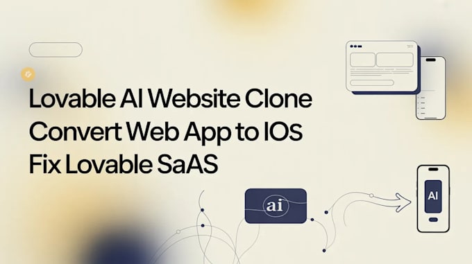 convert lovable web app to ios clone lovable ai website fix lovable saas