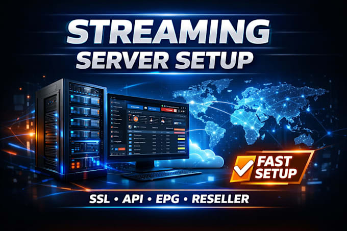 fully setup xtream ui xui one server, ssl installation api integration epg conf