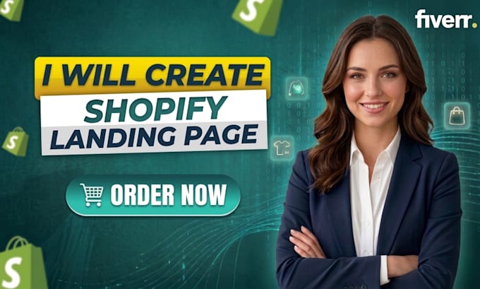 design a high converting shopify landing page