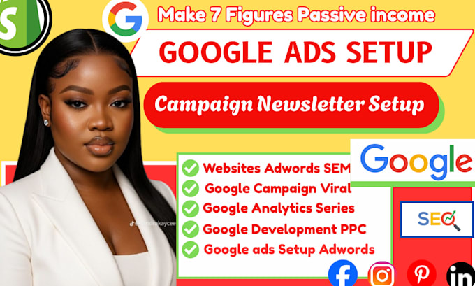 setup and optimize google PPC ads campaigns for website adwords callrail phone