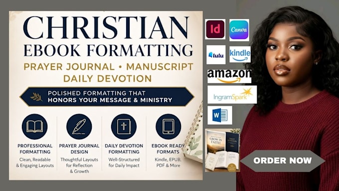 design christian ebook formatting prayer journal format manusript daily devotion