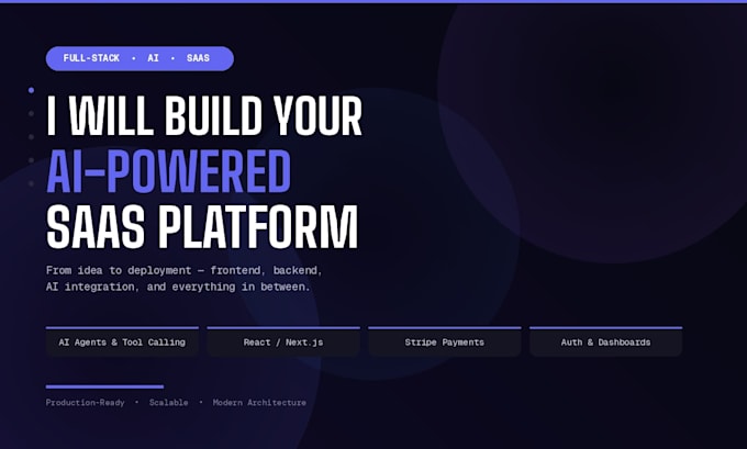 build a full stack saas app with ai and API integration