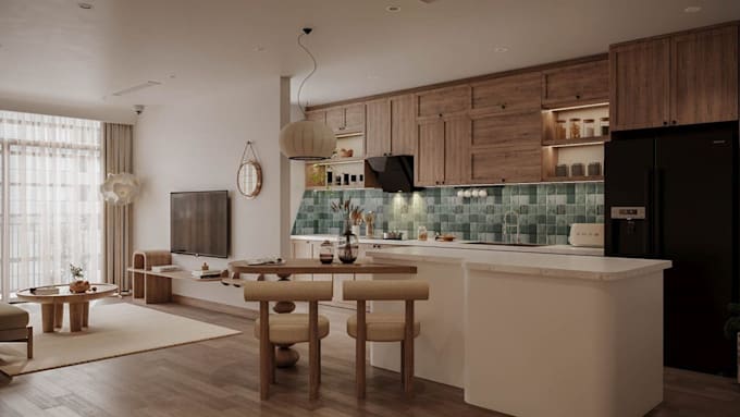 design your room, family house,  living room, using homebyme