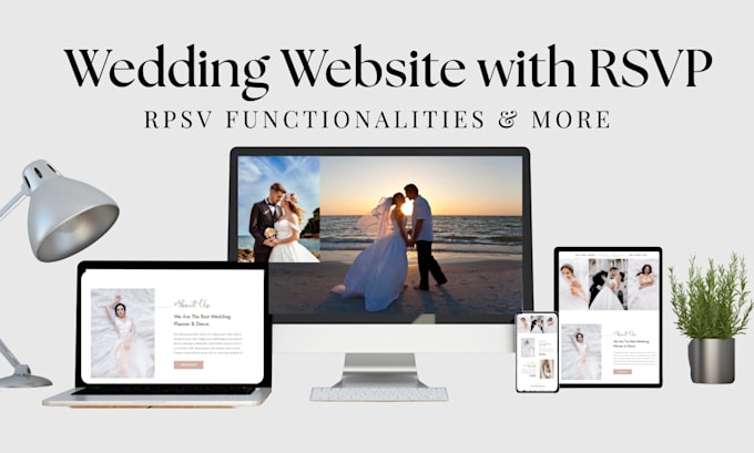 build custom wedding website with rsvp