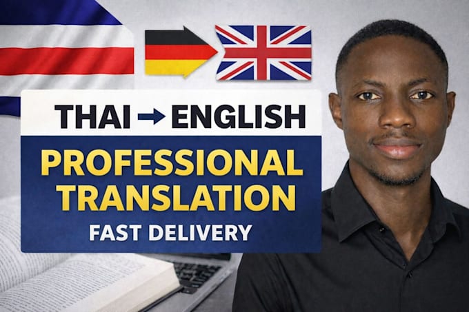 do accurate thai to english translation professionally